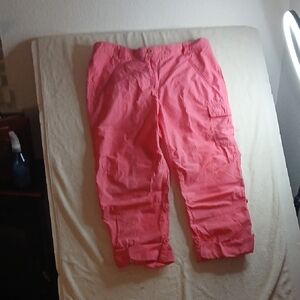 Lands End Women's Capri Pants Pink Size 18